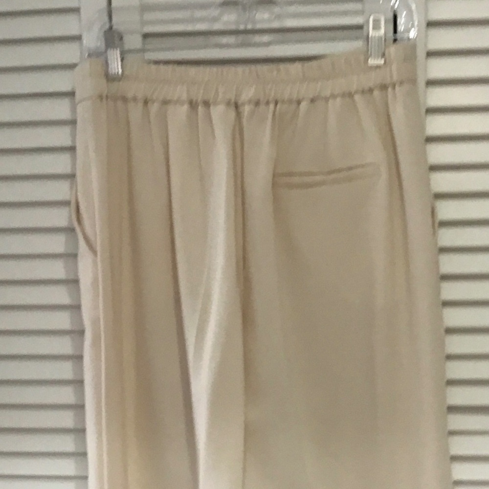 Zara Pull On Cream Spring Slacks - Picture 5 of 5